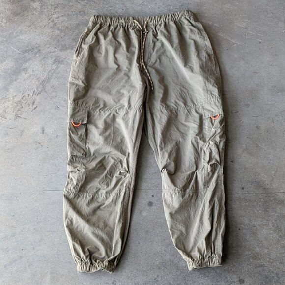 Urban Outfitters Green Balloon Parachute Cargo Pants Joggers large - Picture 1 of 9